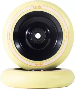 North Fullcore 110 Wheel Matte Black Cream