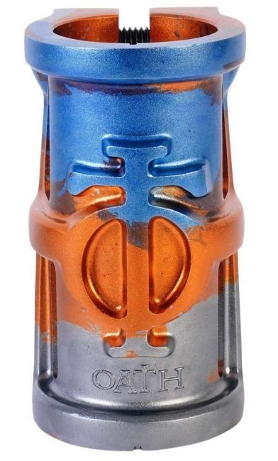 Зажим Oath Cage V2 SCS Orange Blue Titanium