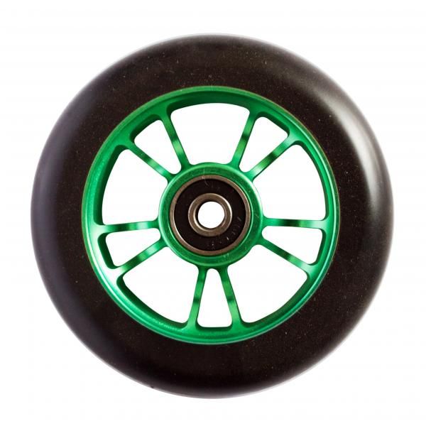 Кoлесо Blunt 10 Spokes 100 mm Green