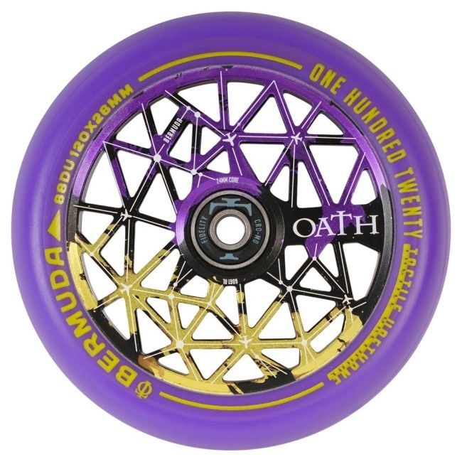 Кoлесо Oath Bermuda 120 Black Purple Yellow