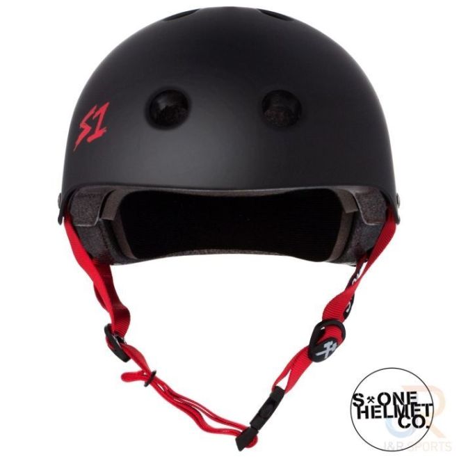 Шлем S-One Lifer Matt Black Red
