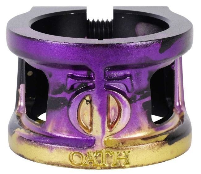 Зажим Oath Cage V2 Black Purple Yellow