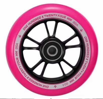 Кoлесо Blunt 10 Spokes 100 Pink Black