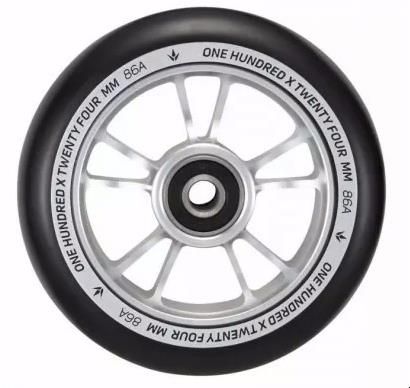 Кoлесо Blunt 10 Spokes 100 Silver Black