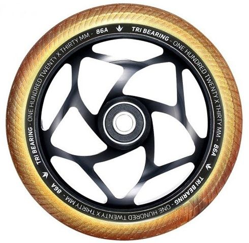 Кoлесо Blunt Tri Bearing 120 Gold Black