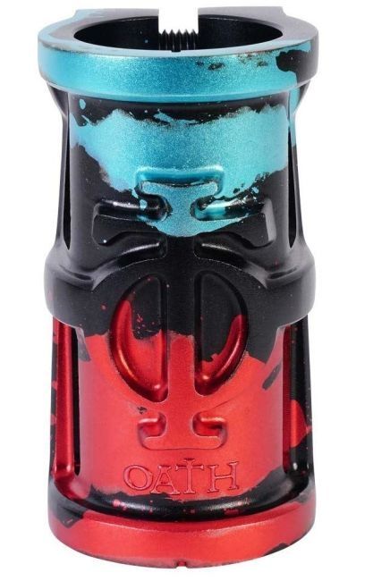 Зажим Oath Cage V2 SCS Black Teal Red