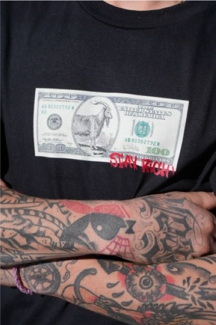 Рубашка RICH Dollar Goat Black