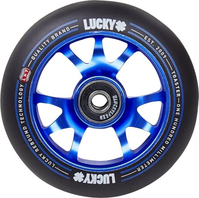 Кoлесо Lucky Toaster 100 Black Blue
