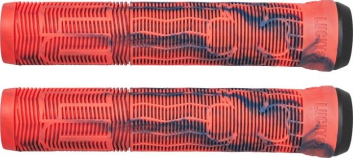 Грипсы Lucky Vice 2.0 Red Blue Swirl