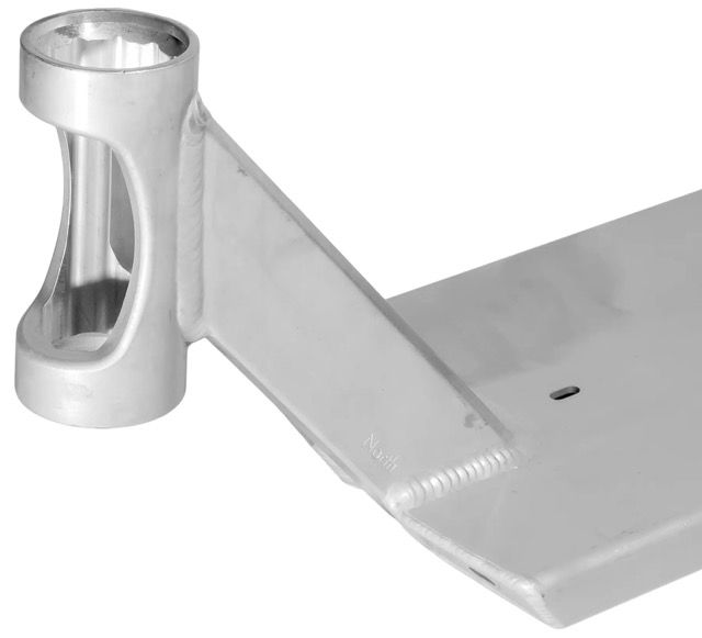 Дека North Unity 7 x 23.5 Matte Silver