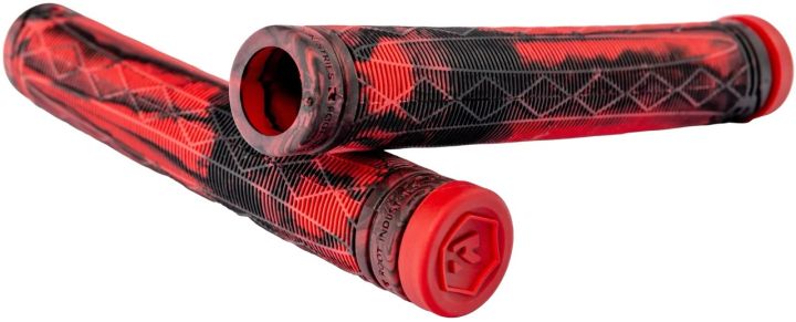 Грипсы Root Industries Fractal Red Black