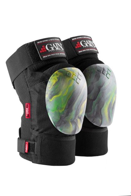 Наколенники GAIN Protection THE SHIELD PRO Gold Green