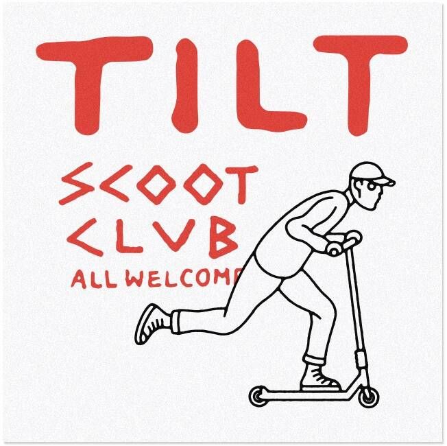 Стикер Tilt Scoot Club